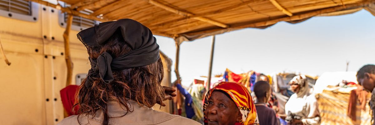 Transit Centre. Renk, South Sudan People fleeing the conflict in Sudan arrive in Renk, South Sudan, a transit point for thousands of women, children, and men.