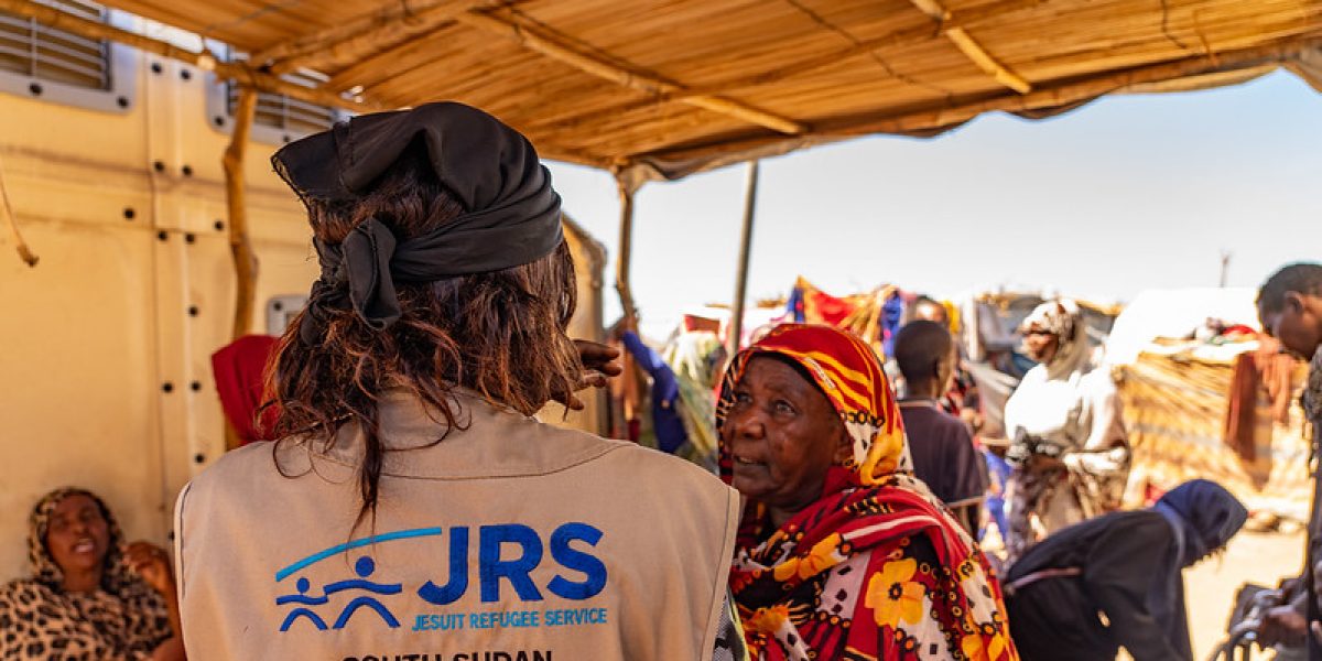Transit Centre. Renk, South Sudan People fleeing the conflict in Sudan arrive in Renk, South Sudan, a transit point for thousands of women, children, and men.